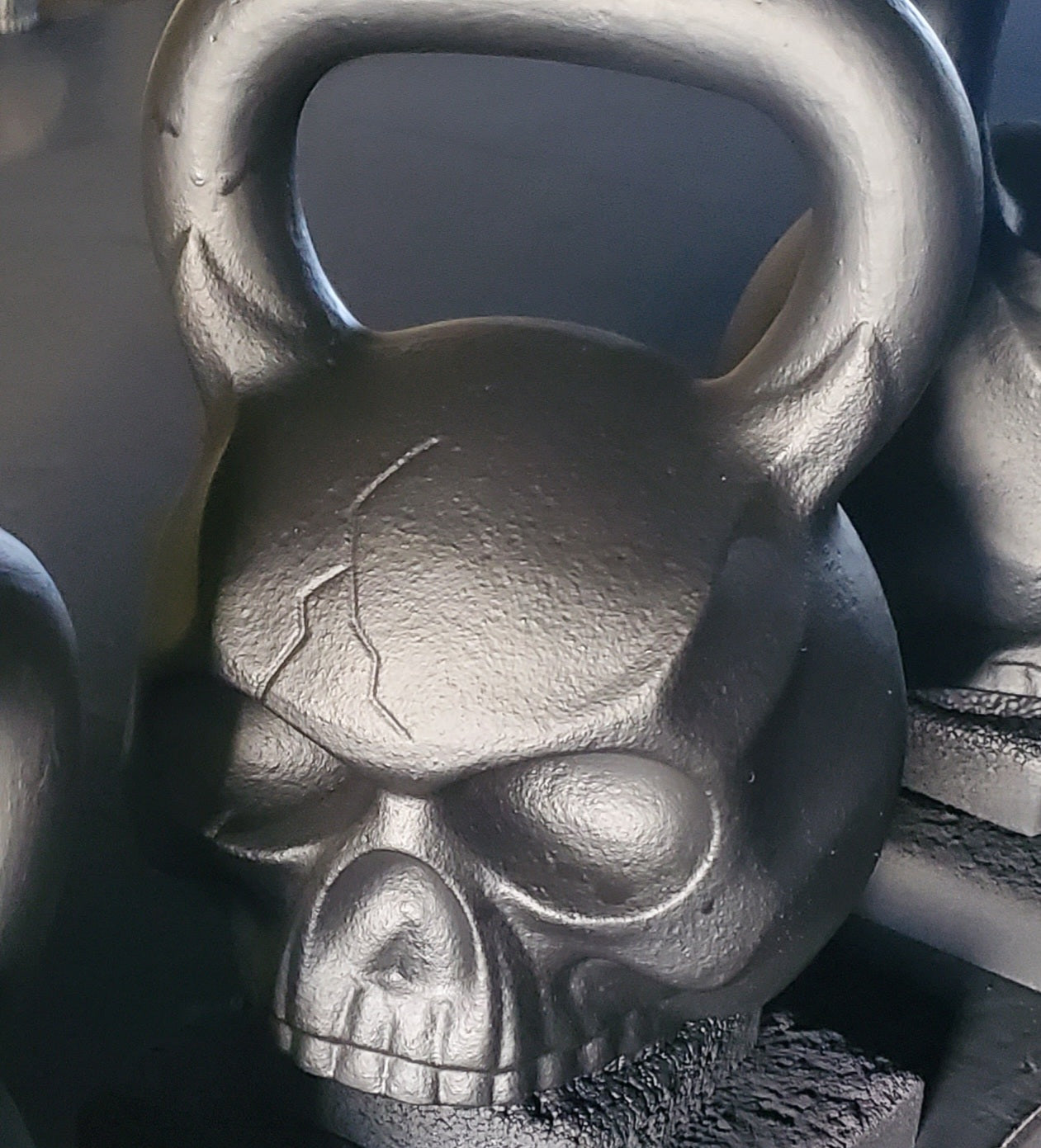 70 Pound Skull Kettlebell