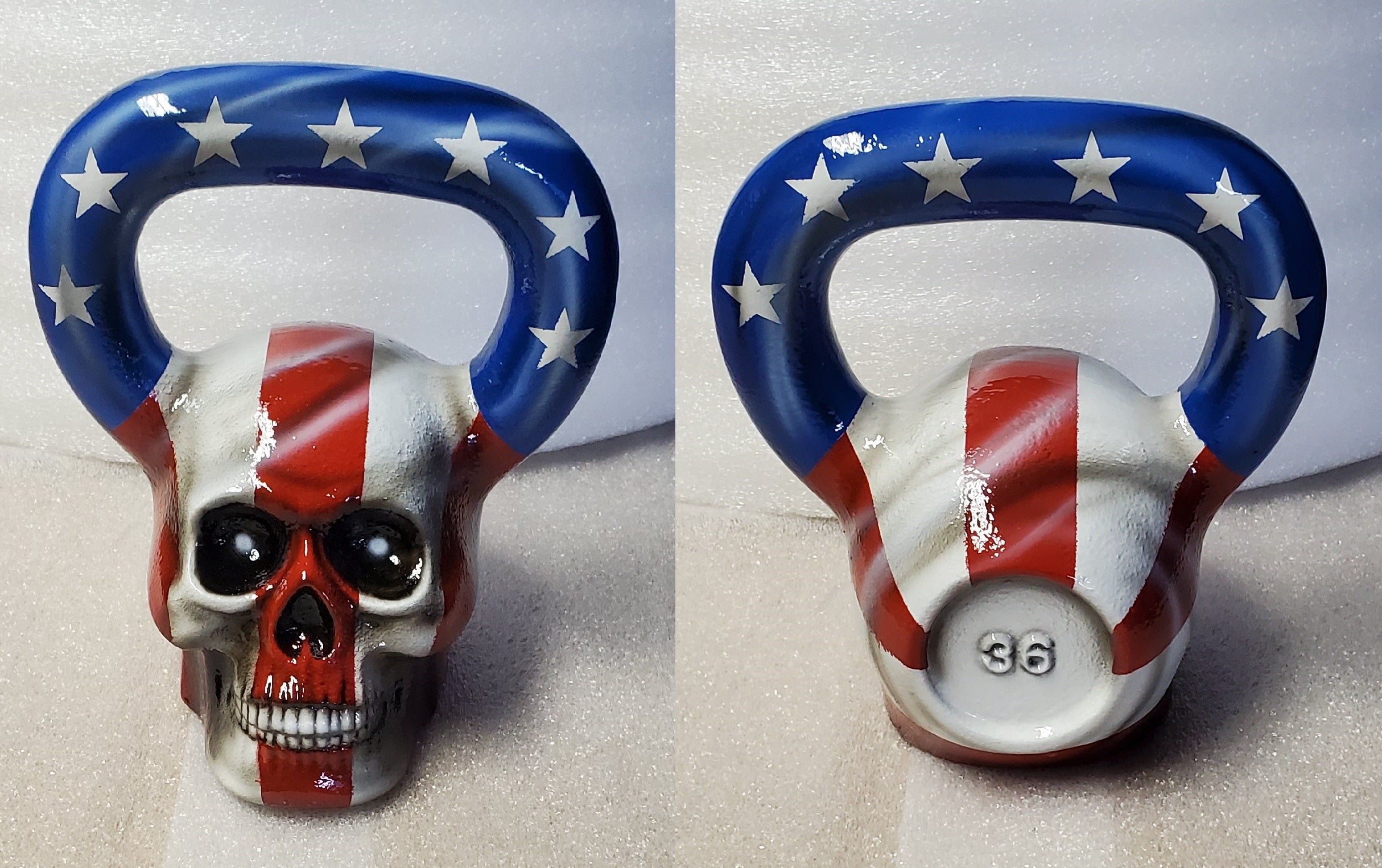36 Pound Skull Bell